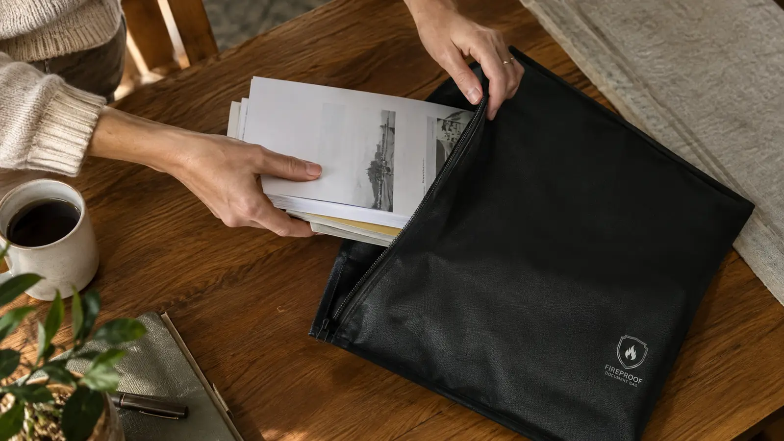 How to Organize Passports and Deeds in a Fireproof Document Bag